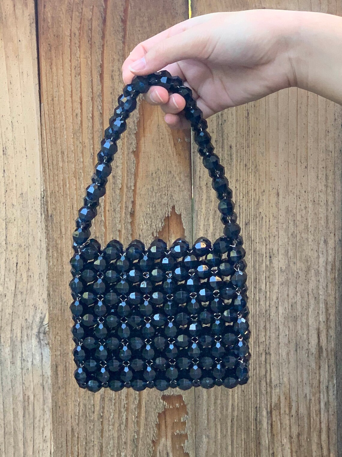 Beaded Mini Handbag Etsy