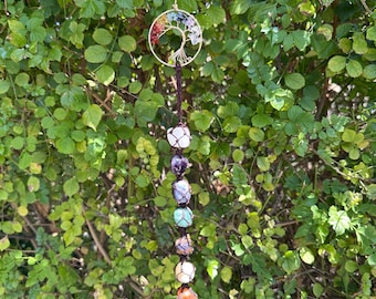 Seven Chakra Hanging Crystal | Cleansing | Car Decor