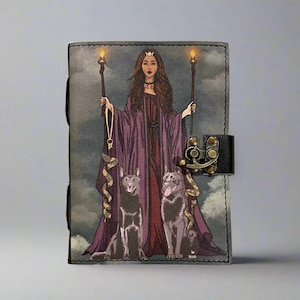 Hekate Leather Journal | Dark Goddess Book of Shadows