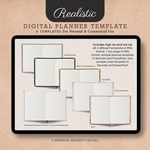 Metallic Digital Planner Coils, Gold Spiral Rings PNG for GoodNotes, DIY Digital Planner Binder Rings in PNG, Digital Rings, Digital Coils