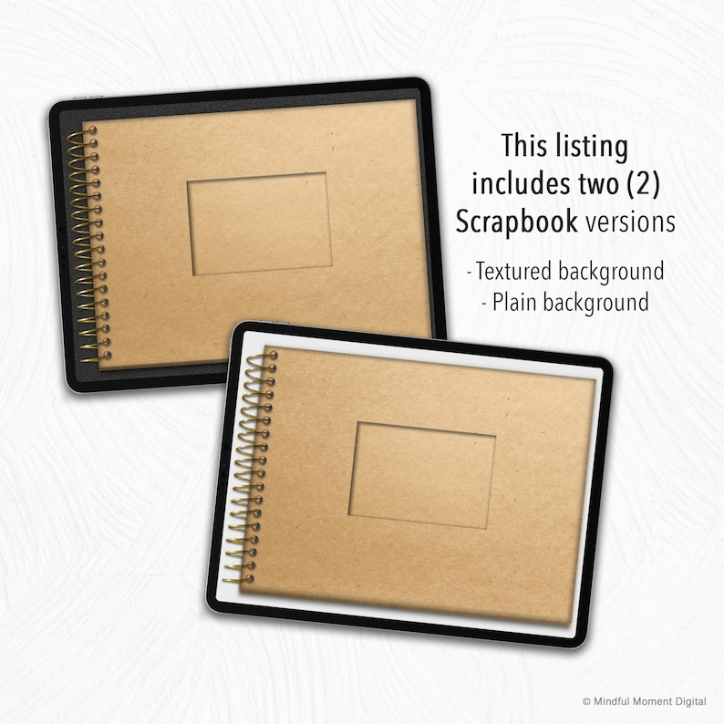 Digital Scrapbook Template, Memory Book for GoodNotes, Digital Photo Album, Scrapbooking Journal, Instant Download, Digital Journal Template image 2