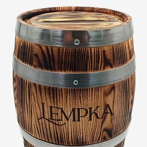 Scatola regalo di Natale Barrel Card Box 5L, scatola personalizzata in rovere per whisky, porta biglietti per eventi a forma di botte di vino, decorazione rustica per matrimonio