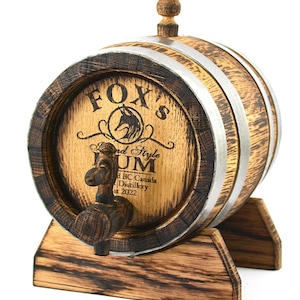 Personalized Oak Whiskey Barrel 1-15L, Wood Barrel, Custom Wooden Whisky-Wine-Rum-Bourbon-Beer-Tequila Barrel, Anniversary Gift For Him, Dad
