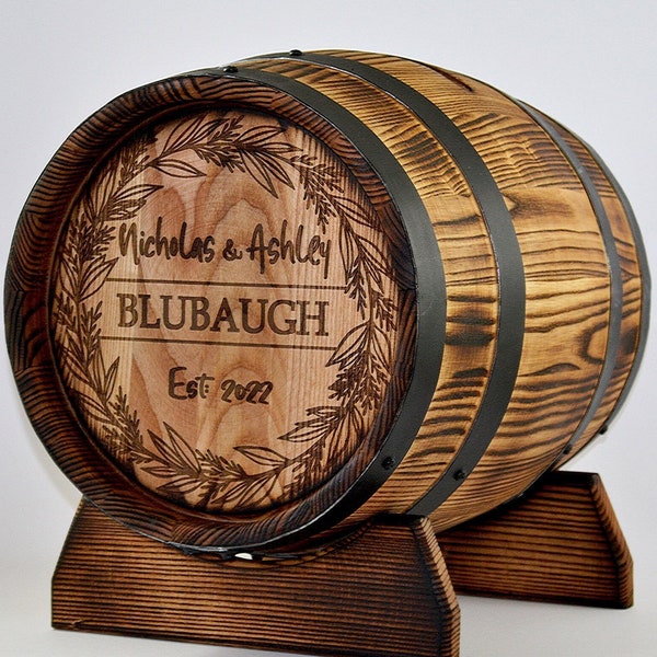 Wine Barrel Card Holder Etsy