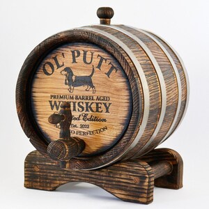 Whiskey Barrel, Personalized Whisky-Wine-Rum-Tequila Bourbon Barrel, Oak Cask, Wood Keg Gift for Him Dad Husband Fathers Day