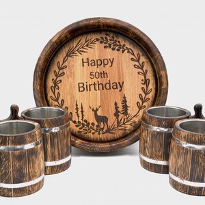 Houten bierpul, bierkroes, tavernemok, handgemaakte vintage mok, bierpul bruidsjonkers, unieke cadeau-ideeën vriend-echtgenoot, aangepaste tekstmokken