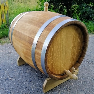 Personalized Whiskey Barrel 20 L, Vintage Aging Oak Cask, Custom Bourbon-Wine-Rum--Beer-Tequila 50L Barrel Bar Keg, Scotch-Whisky Lover Gift