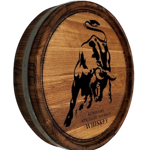 Custom whisky vat hoofdbord, gepersonaliseerde muur wijn eiken vat deksel kunst aan de muur, vintage bourbon vat top, uniek rustiek Home & Bar decor