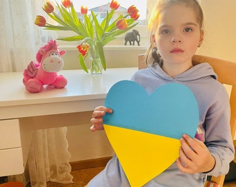 Ukrainian Flag & Art, Support Ukraine, Help Ukraine, Save Ukraine, Stand With Ukraine, Blue and Yellow, Ukraine Flag PNG, Digital File
