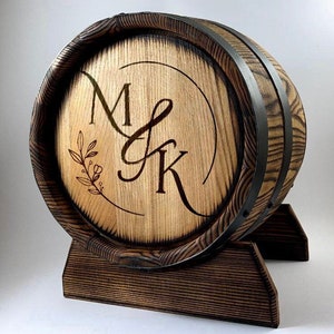 Porte-cartes tonneau de whisky 10 L, boîte pour cartes de mariage 10 l, boîte pour cartes tonneau de vin, fût de whisky personnalisé, livre d'or déco rustique, cadeau parfait