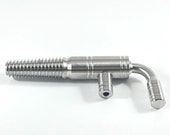 Stainless Barrel Tap for Whiskey-Rum-Bourbon-Wine Cask, Vintage Spigot, Wooden Oak Barrel Tap, Barrel Faucet, Kombucha Brewing