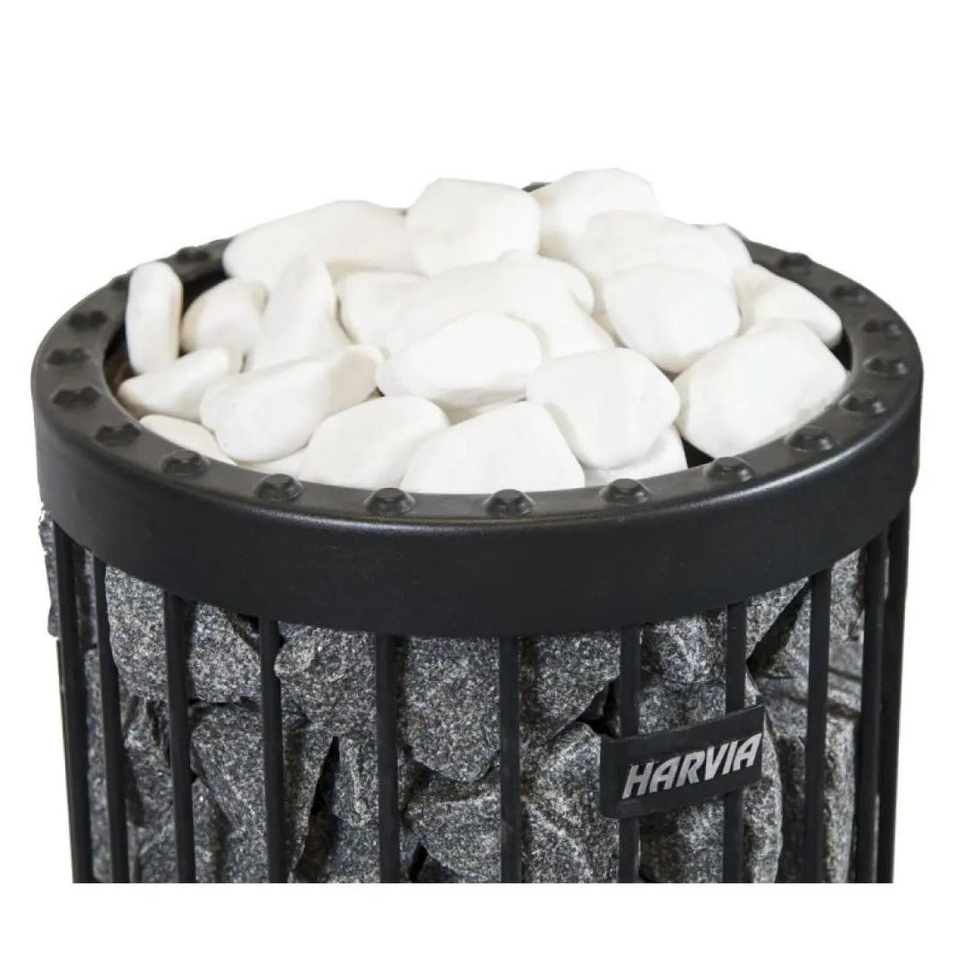 White Sauna Stones 6kg – Decorative Quartz Rocks (5–10 Cm) for Steam ...