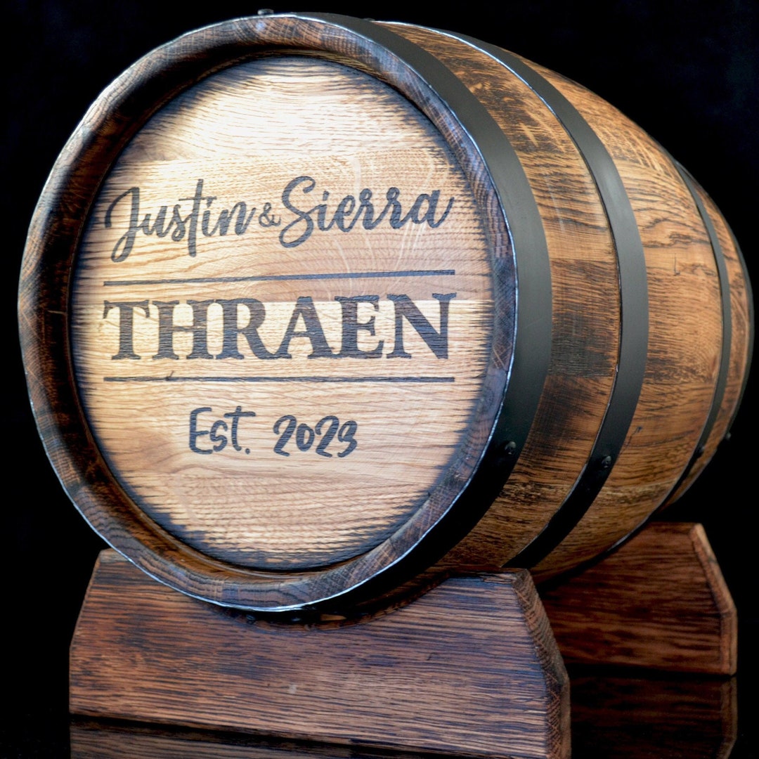 Wine Barrel Card Box,whiskey Barrel Card Holder,rustic Wedding Decor