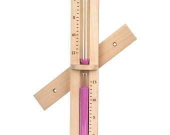 Personalisierte Sanduhr, Thermo Holz Badesanduhr, Spa & Sauna Zubehör, Sandglas Uhr, Vintage Ruhe, Dampfbad, finnische Sauna