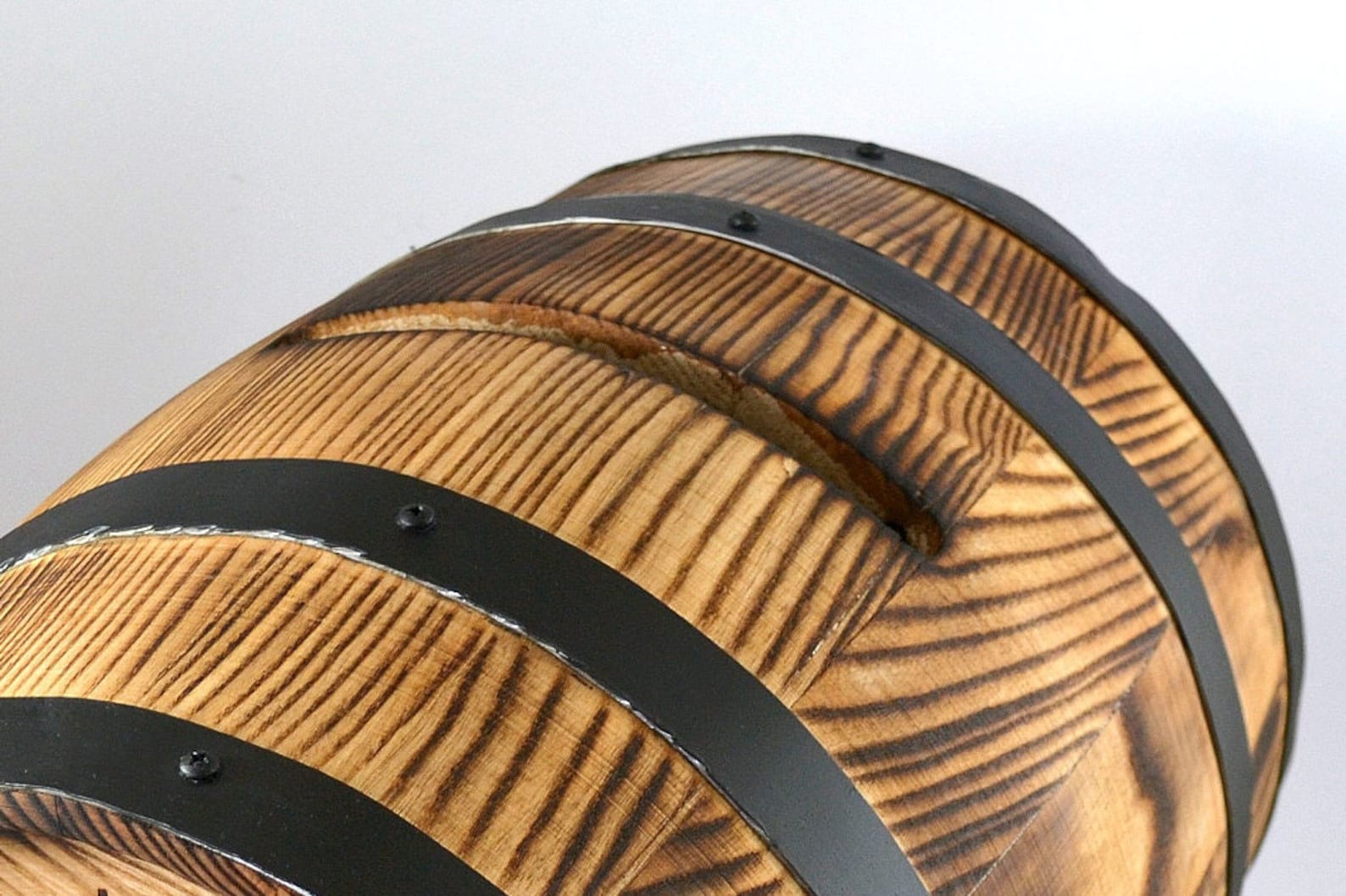 Wooden Gift Box Wedding Barrel Card Box 10lpersonalized Oak Etsy