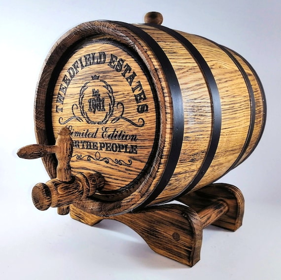 Personalisiertes Eichen Whisky Mini Fass 1-15L, individuelles  Whisky-Wein-Rum-Bourbon-Bier-Tequila Fass aus Holz, Geschenk für Männer Him  Dad Husband Oak Cask - .de