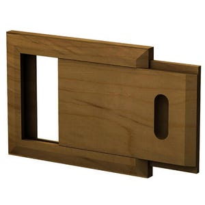 Custom Sauna Vent, Wooden Sauna Ventilation Damper–Handmade Pine Airflow Regulator for Sauna & Banya, Steam Room Vent Cover Сonvection Vents