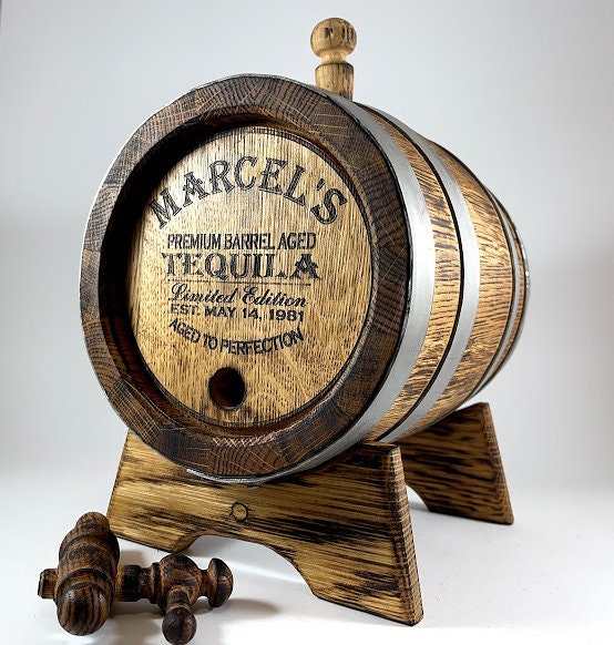 Tequila Barrel Personalized Whiskey Cask 12351015L Etsy