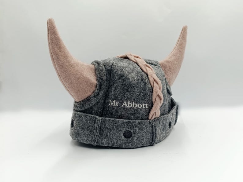 Individueller Wikinger Sauna Hut, Wikinger Helm, Bad Accessoires, Einzigartiges Geschenk & Logo, Unisex finnische Sauna Halloween image 4