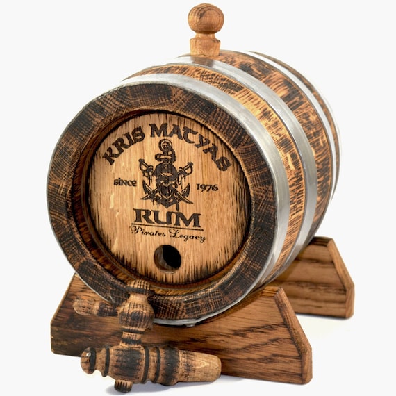 Pirate Barrel Rum Barrel, Custom Whisky-wine-beer-tequila Barrel,  Personalized Bourbon Barrel, Gift for Him Dad, Husband Cask, Whiskey Keg -  Etsy