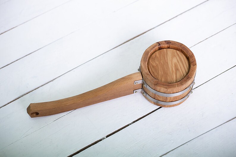 Big Cherry Wood Ladle Scoop Dipper Wooden Natural Eco For Kitchen And - View #14