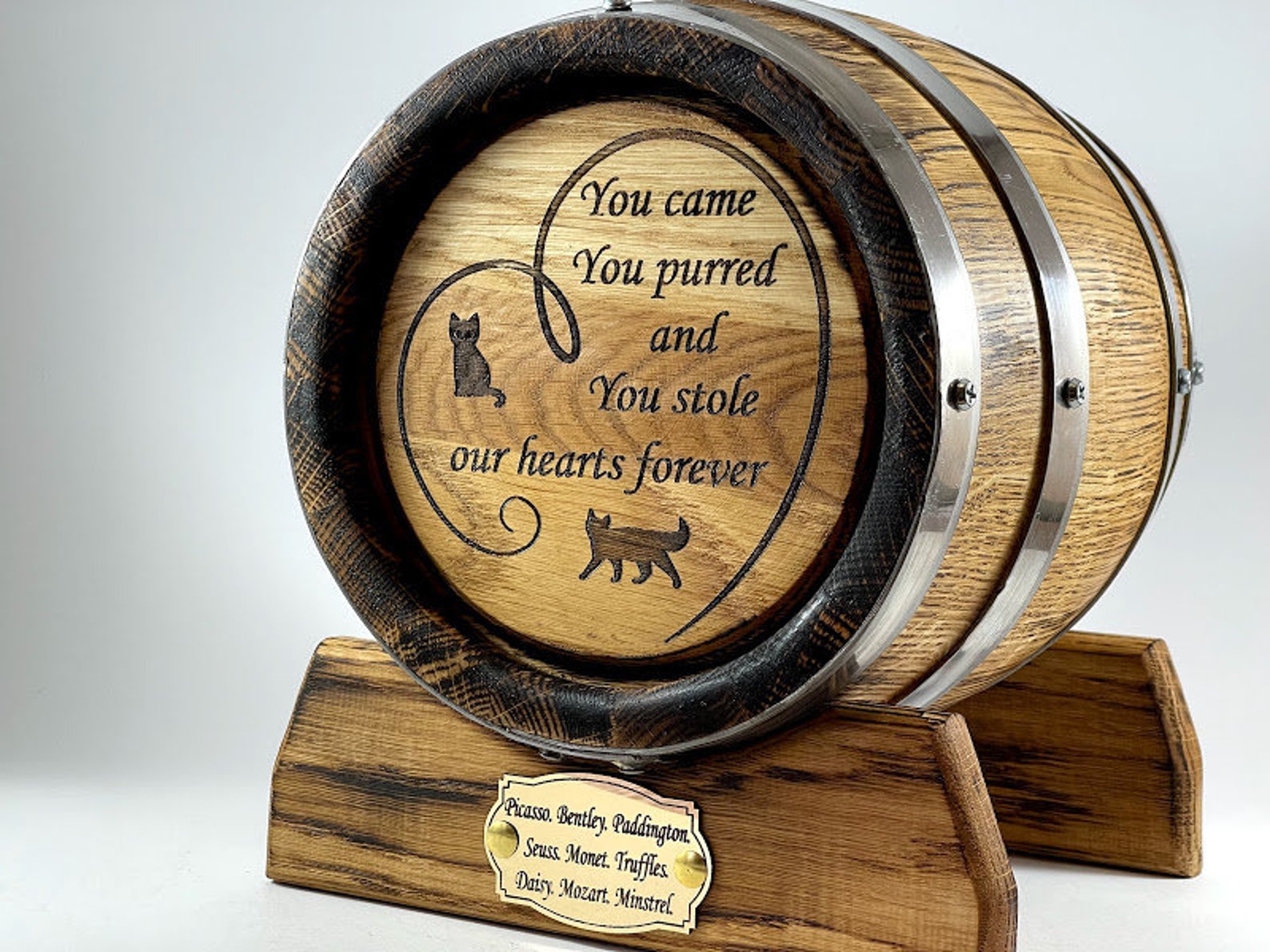 Personalized Ash Urn 3 L Unique Pet Ashes Urn Custom Adult Etsy