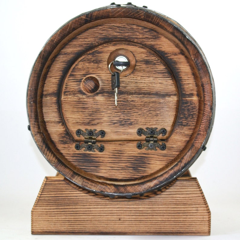 Wooden Gift Box Wedding Barrel Card Box 10lpersonalized Oak Etsy