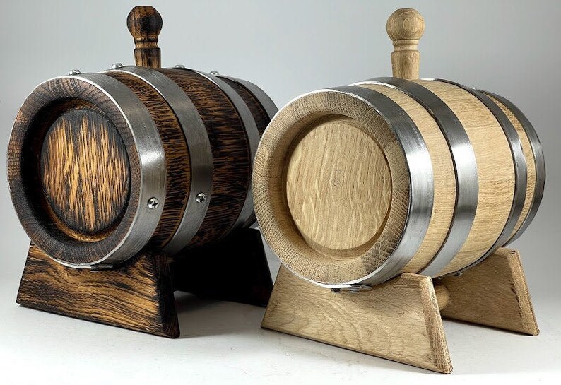 Mini Whiskey Barrel Oak Keg Personalized Wood Cask 12L Etsy