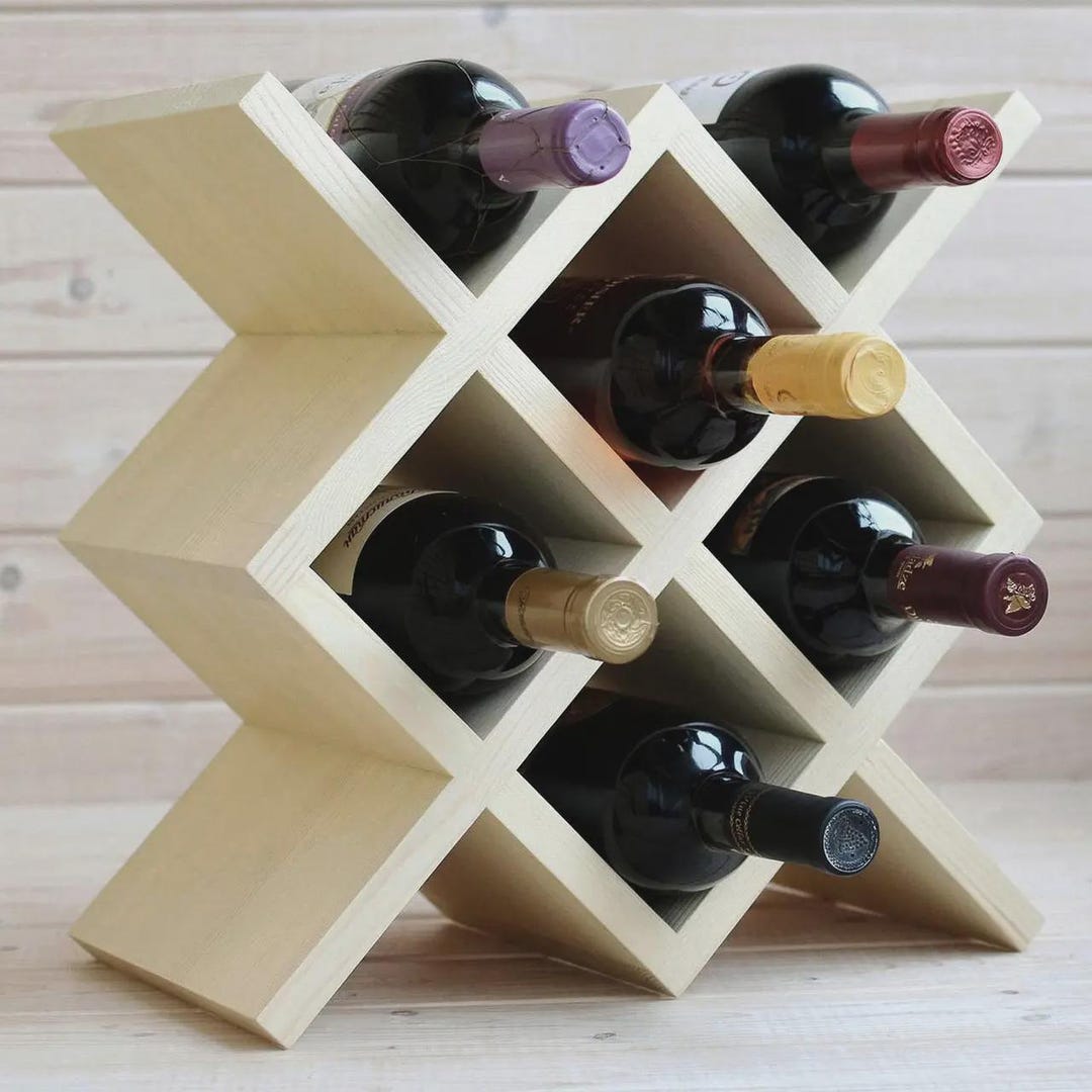 Custom Wooden Wine Rack