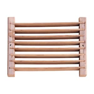 Personalized Cedar Sauna Vent Cover – Canadian Cedar Ventilation Grid for Steam Room – 170×210 mm–Aromatic Wooden Air Inlet, Banya Accessory