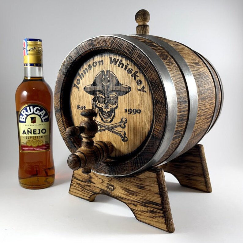 Rum Pirate Barrel 12351015L Whiskeywinebourbon Barrel Etsy