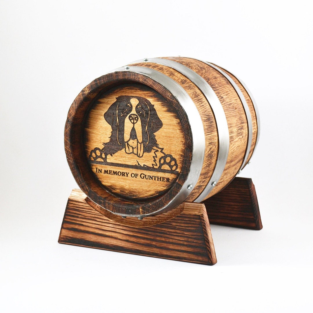 Whiskey Barrel Urn, Bourbon Barrel Urn, Pet Ashes Urn 3l,keg Urn