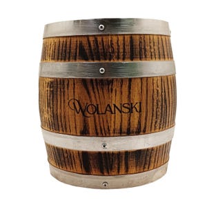Gepersonaliseerde kaartdoos eiken whiskyvat 5L, houten kaarthouder bruiloftvat, wijnvatevenement, aangepast rustiek decor, kerstcadeau