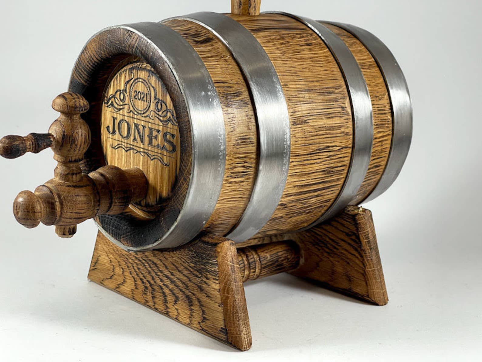 Mini Whiskey Barrel Oak Keg Personalized Wood Cask 12L Etsy