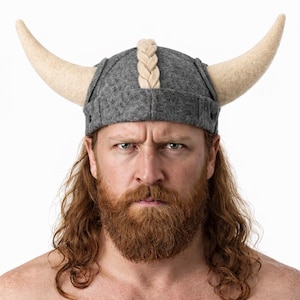 Individueller Wikinger Sauna Hut, Wikinger Helm, Bad Accessoires, Einzigartiges Geschenk & Logo, Unisex finnische Sauna Halloween