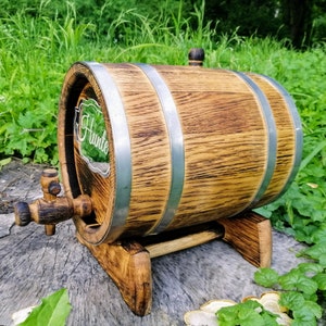3L-5L-10L Vintage Wooden Oak Barrel For Wine-Whiskey-Bourbon-Rum-Сognac Personalized Wood Gift for Dad Men Him Husband Wine lover