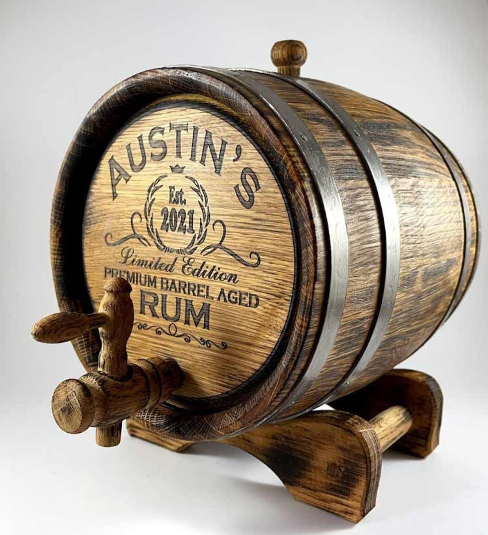 Rum Barrel 12351015L Custom Whiskywinebeertequila Etsy