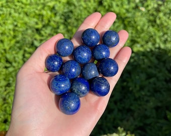 AAA Lapis Lazuli Sphere, Small Chakra Crystal (20mm)