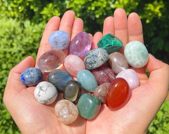 AAA Polished Tumble Stones, Crystal Healing Kit