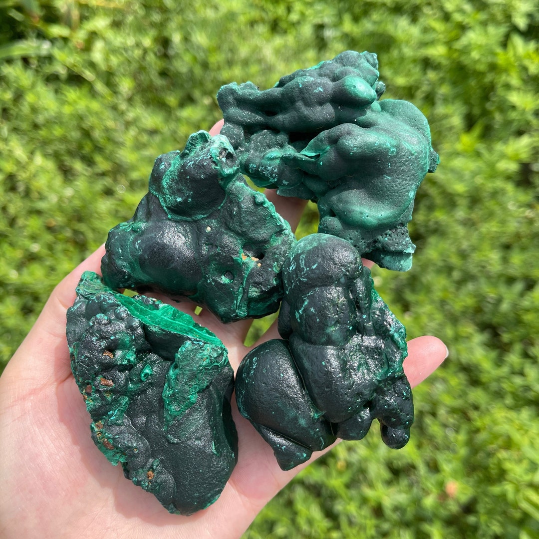 Genuine Raw Malachite, Velvet Malachite Crystal, Malachite Specimen