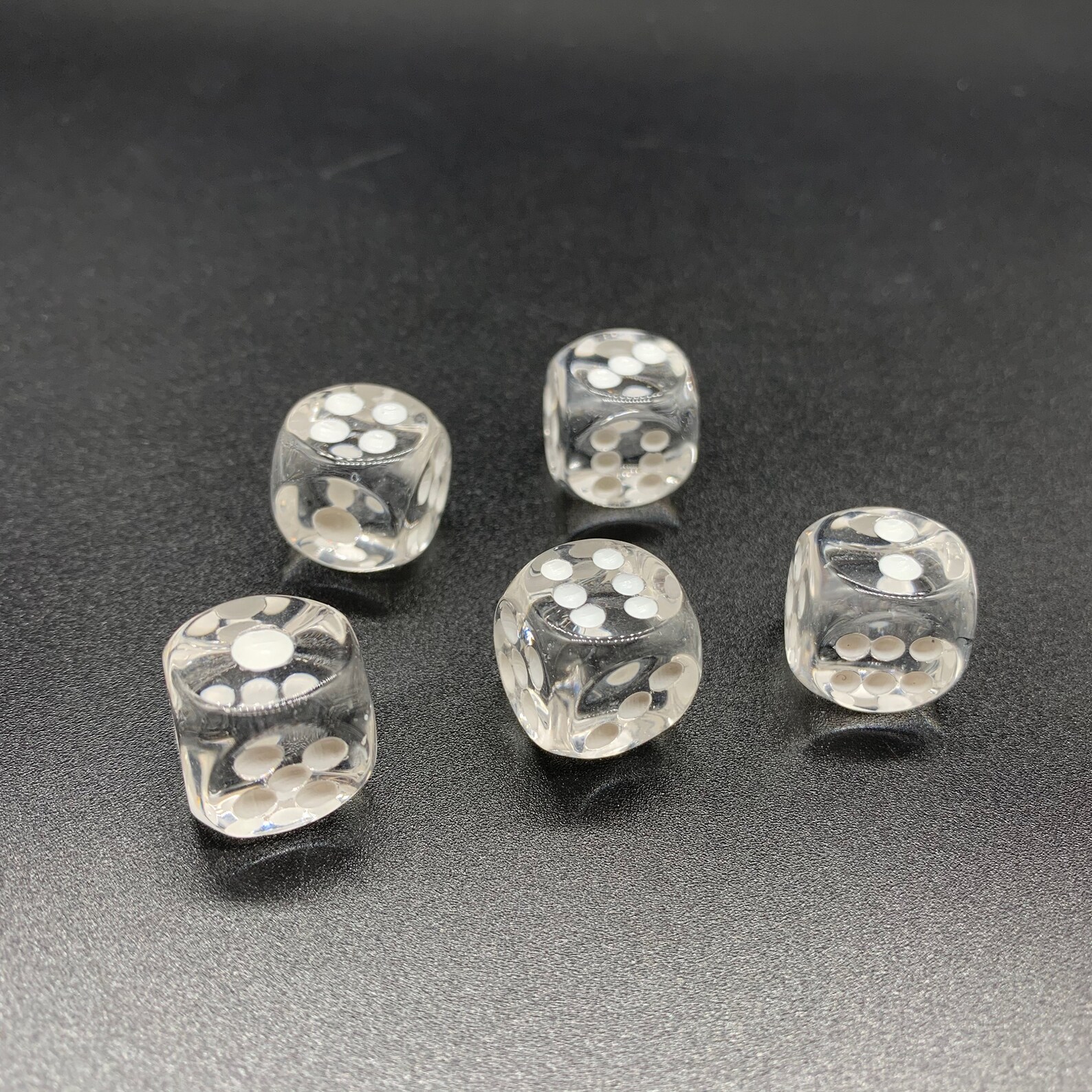 5PCS A Set Clear Quartz Dice Crystal Quartz Dice Magic Dice Etsy UK