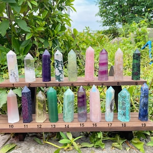 57 Kinds Crystal Tower, Healing Crystal, Crystal Point, Energy Crystals
