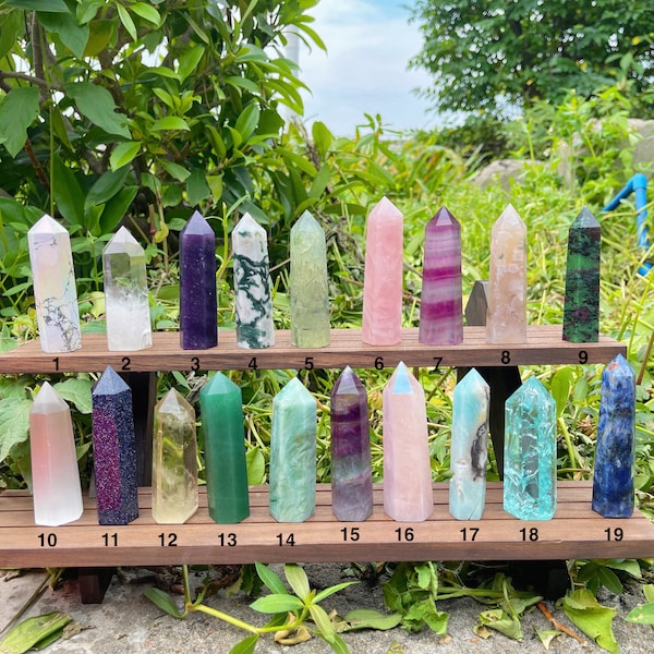 57 Kinds Crystal Tower, Healing Crystal, Crystal Point, Energy Crystals