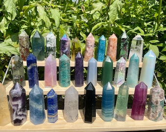 Crystal Tower Obelisk, Healing Energy Stone Gift