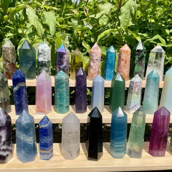 54 Kinds Crystal Tower, healing Crystal, Crystal Obelisk, Energy Crystal, Crystal Gift