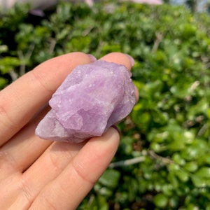 Kunzite Rough Crystals, Raw Kunzite Crystal, Natural Rough Crystals, Healing Crystals, Chakra Crystals, Kunzite Specimen image 10