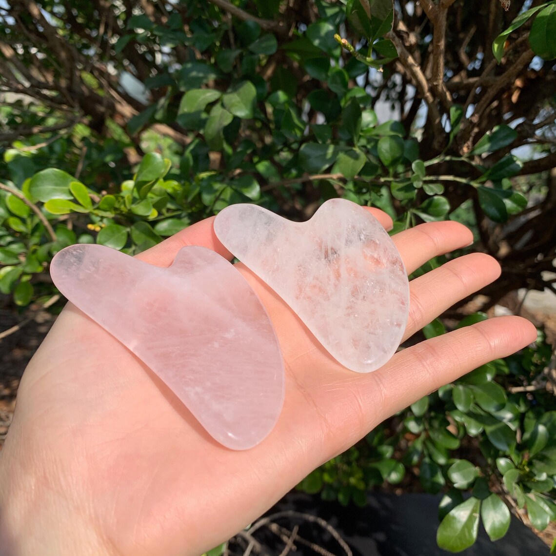 5 Types Crystal Gua Sha Facial Gua Sha Crystal Massage Tool Etsy