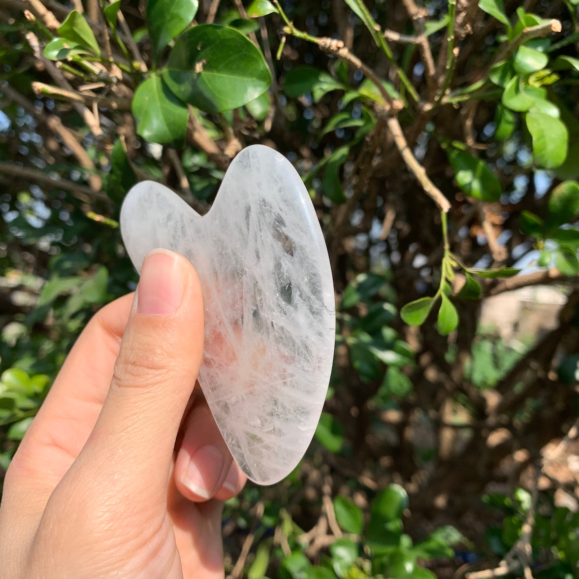 5 Types Crystal Gua Sha Facial Gua Sha Crystal Massage Tool Etsy