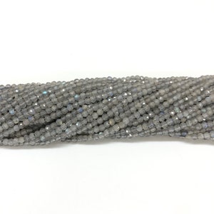 Rainbow Labradorite Beads 2mm, 3mm, 4mm, Faceted Labradorite Beads, Small Labradorite Beads, Semi-Precious Stone Beads