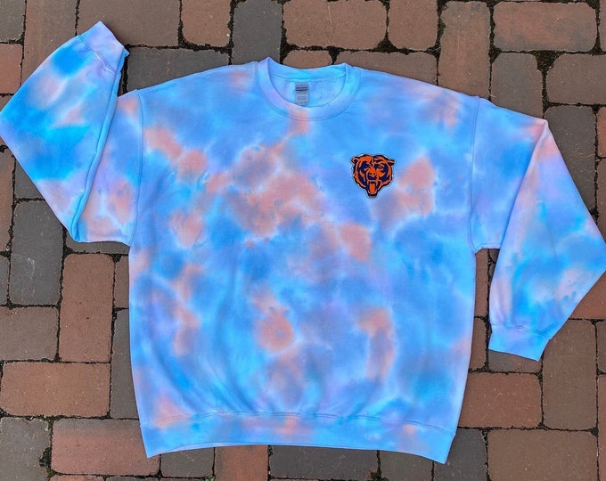 chicago bears tie dye sweatshirt